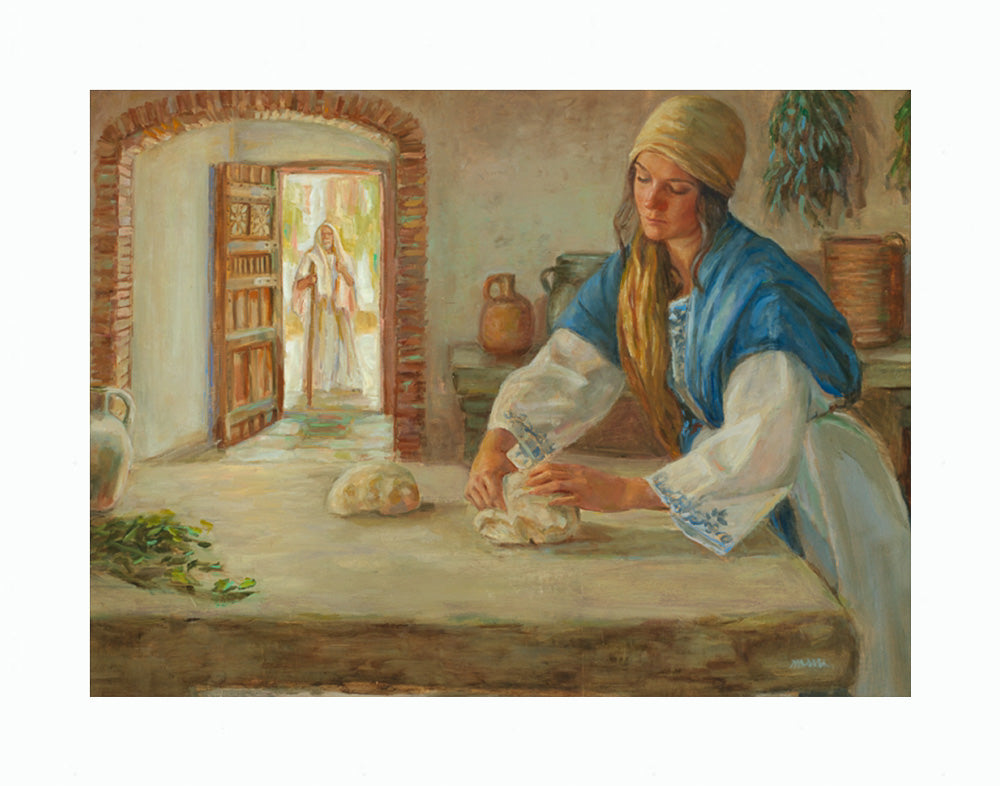 Preparing Bread for Elisha