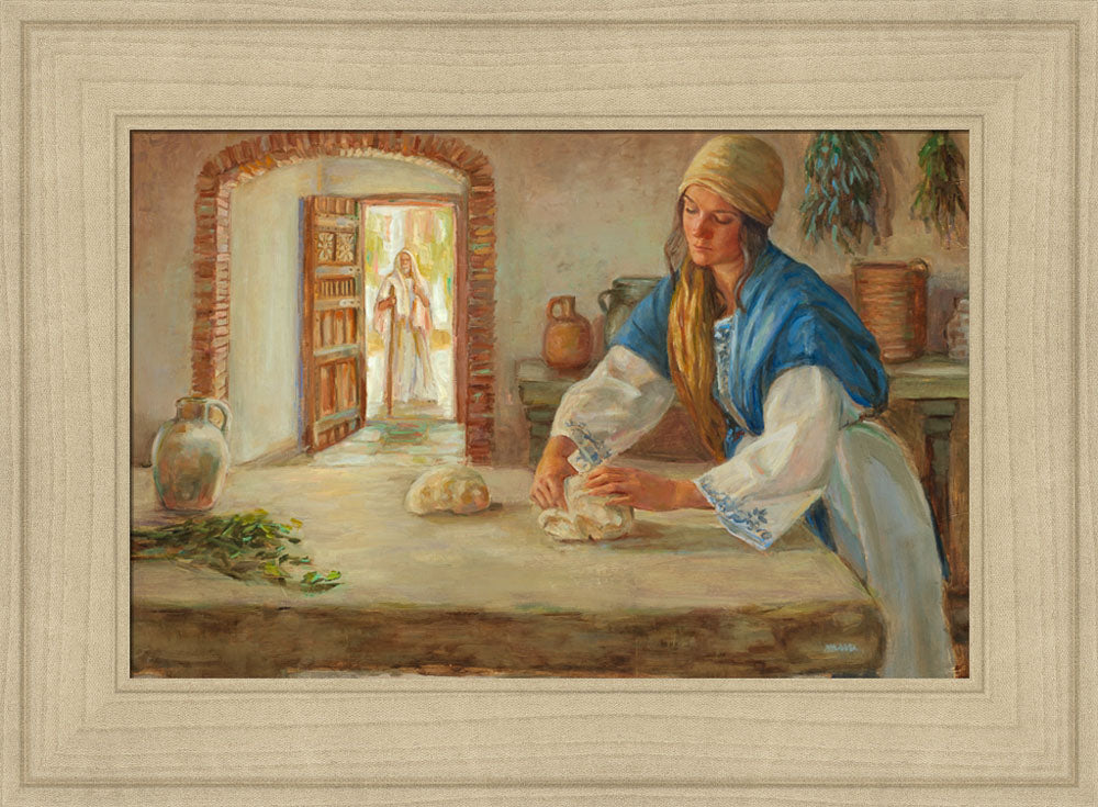 Preparing Bread for Elisha