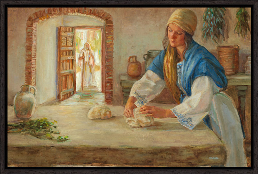 Preparing Bread for Elisha