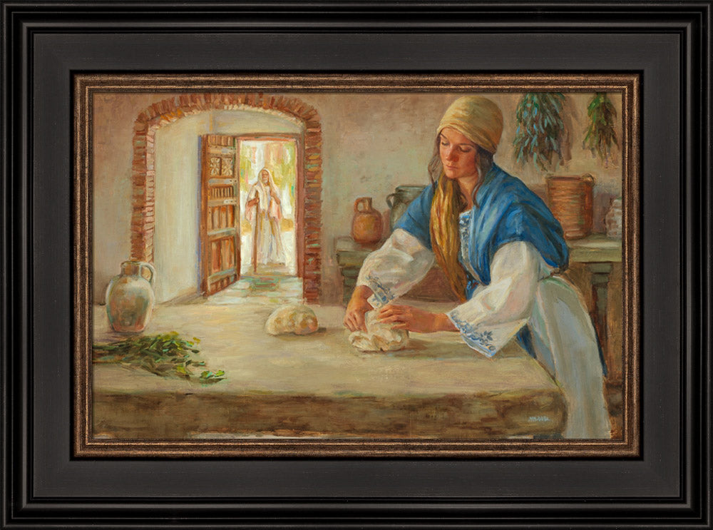 Preparing Bread for Elisha