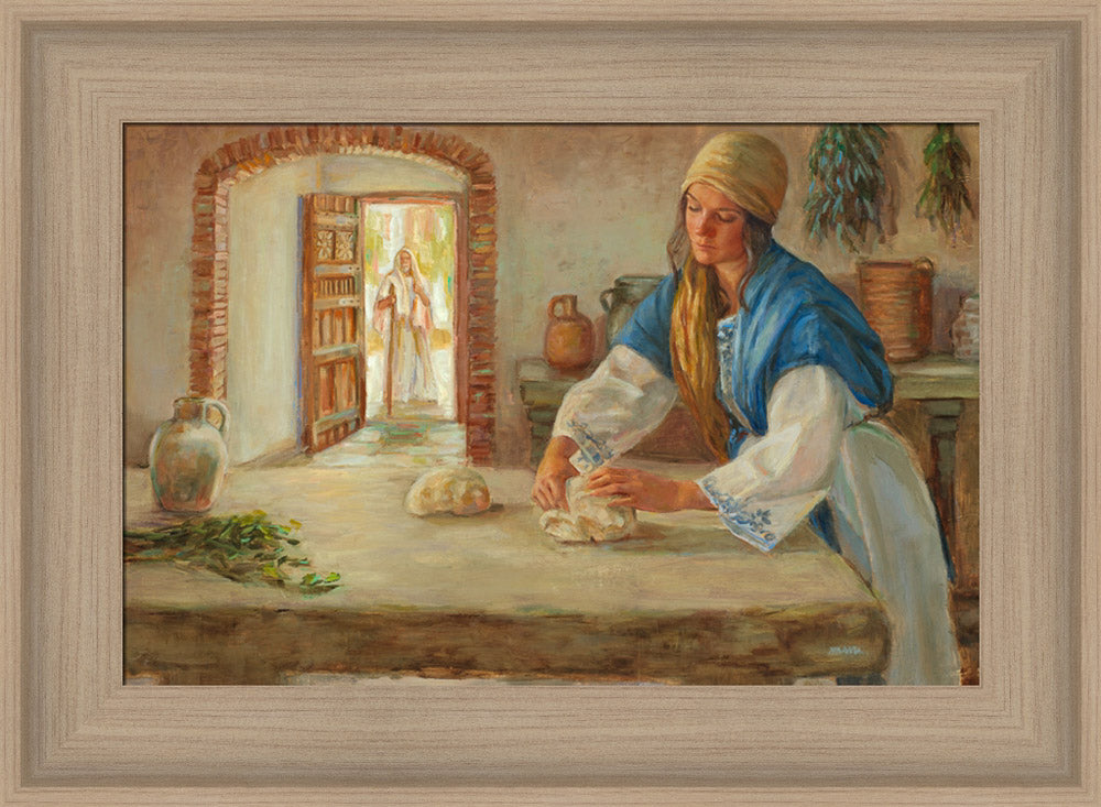 Preparing Bread for Elisha