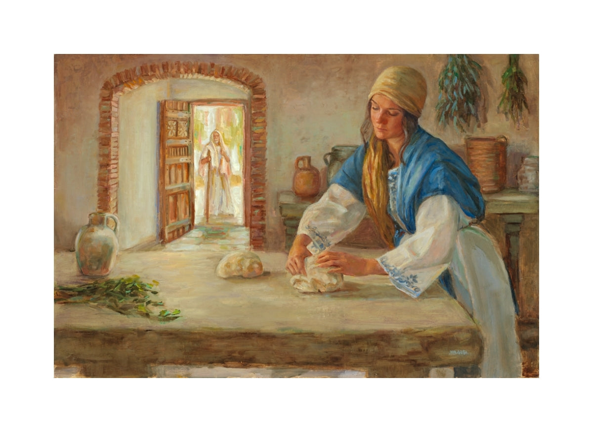 Preparing Bread for Elisha