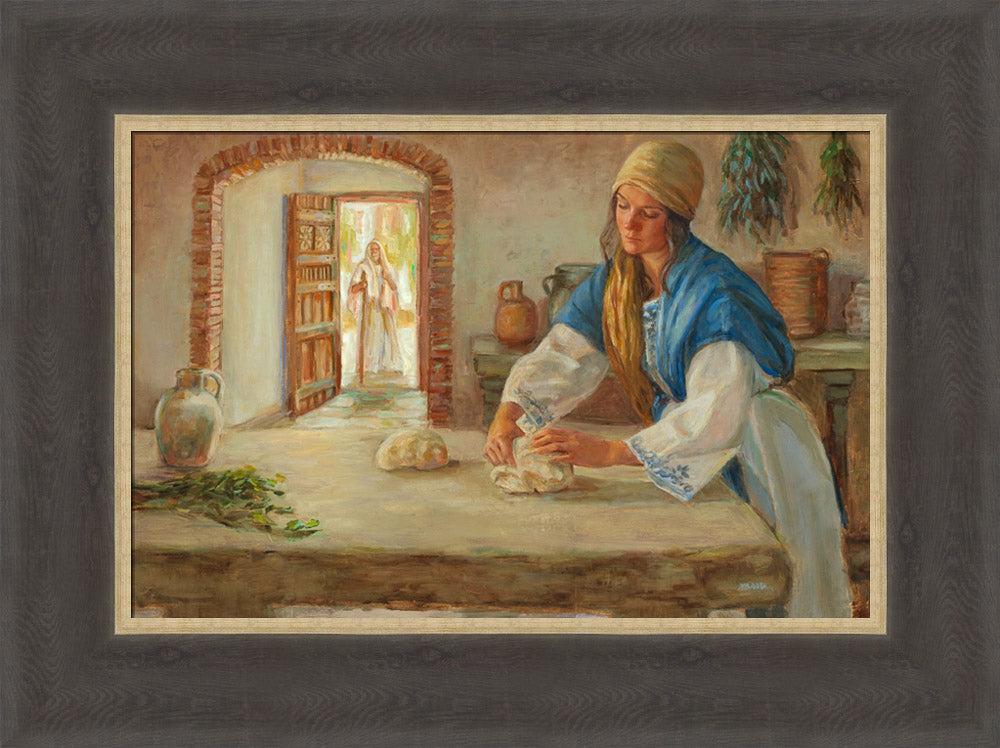 Preparing Bread for Elisha