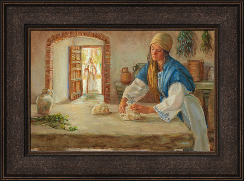 Preparing Bread for Elisha