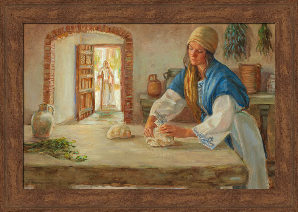 Preparing Bread for Elisha