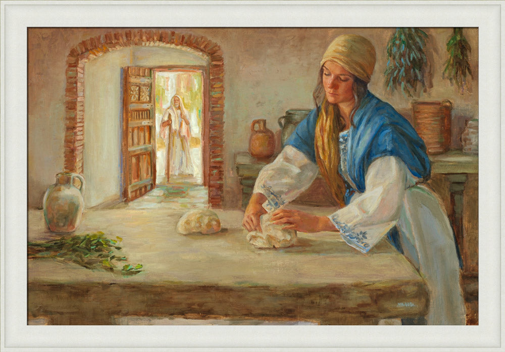Preparing Bread for Elisha