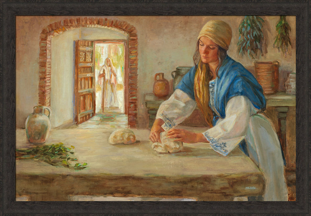 Preparing Bread for Elisha