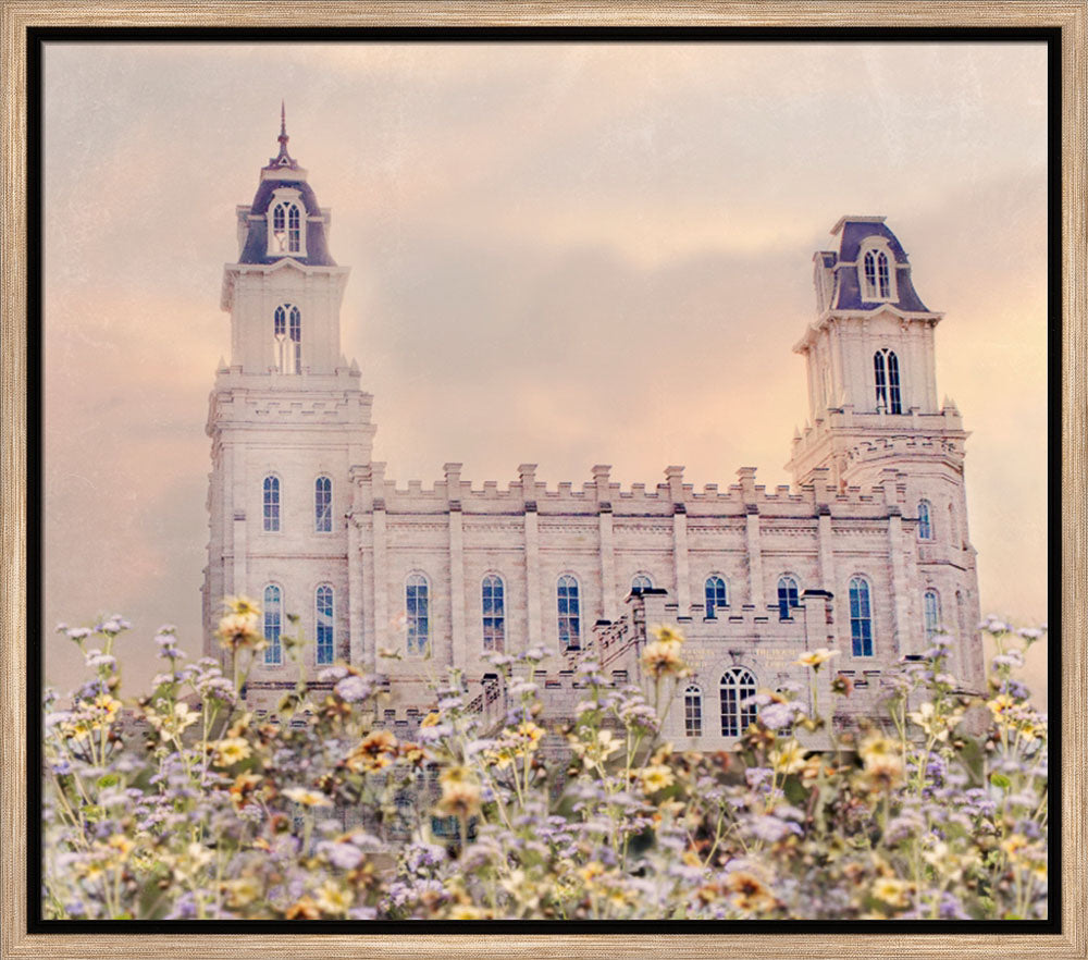 Manti Temple - Simple Majesty by Mandy Jane Williams