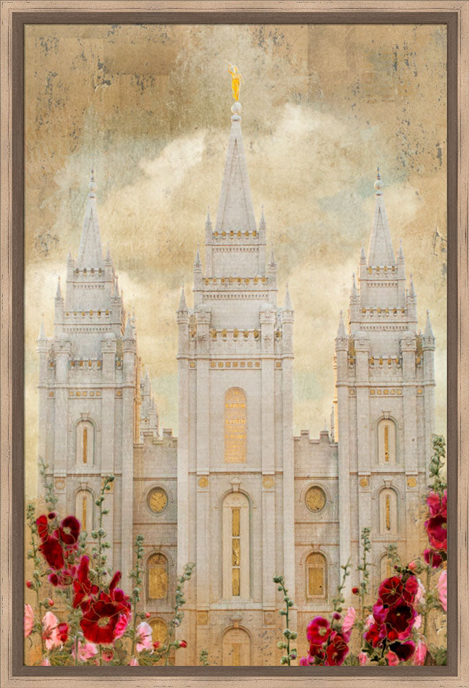 Salt Lake Temple - Splendor by Mandy Jane Williams