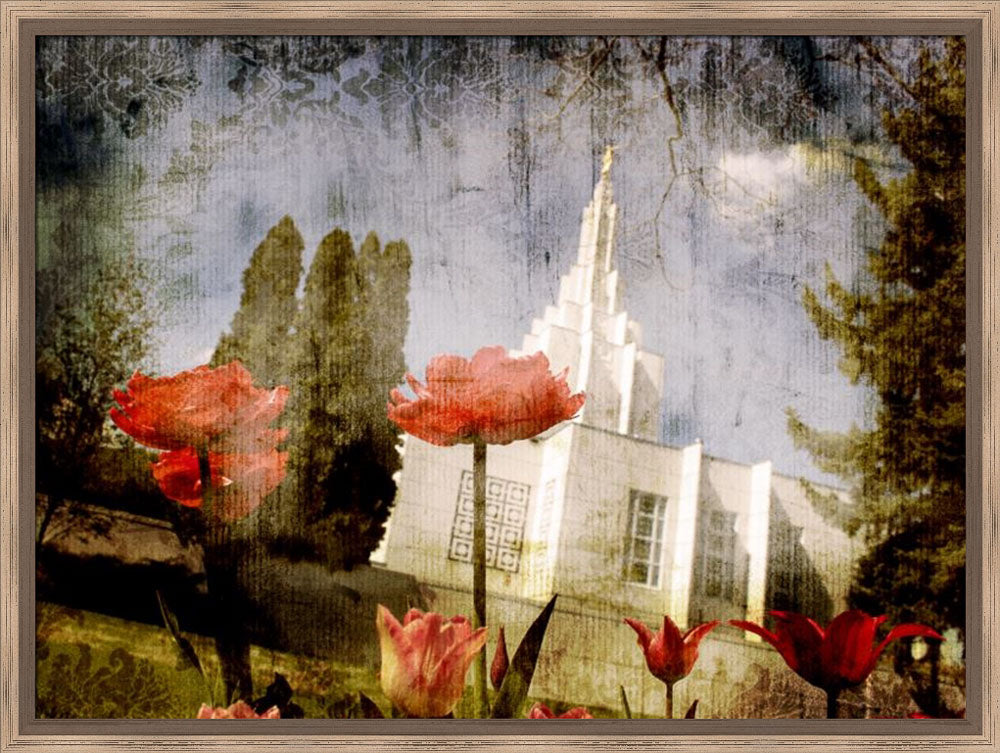 Idaho Falls Vintage Spring Flower by Mandy Jane Williams