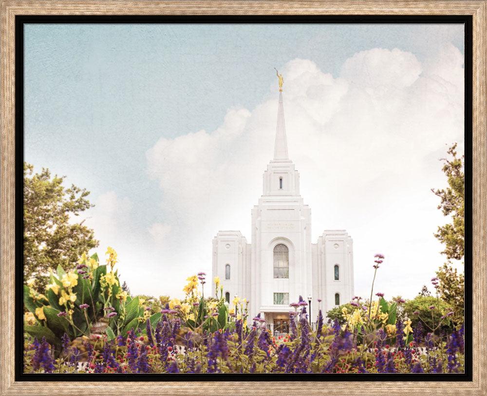 Brigham City Temple- Summer Peace