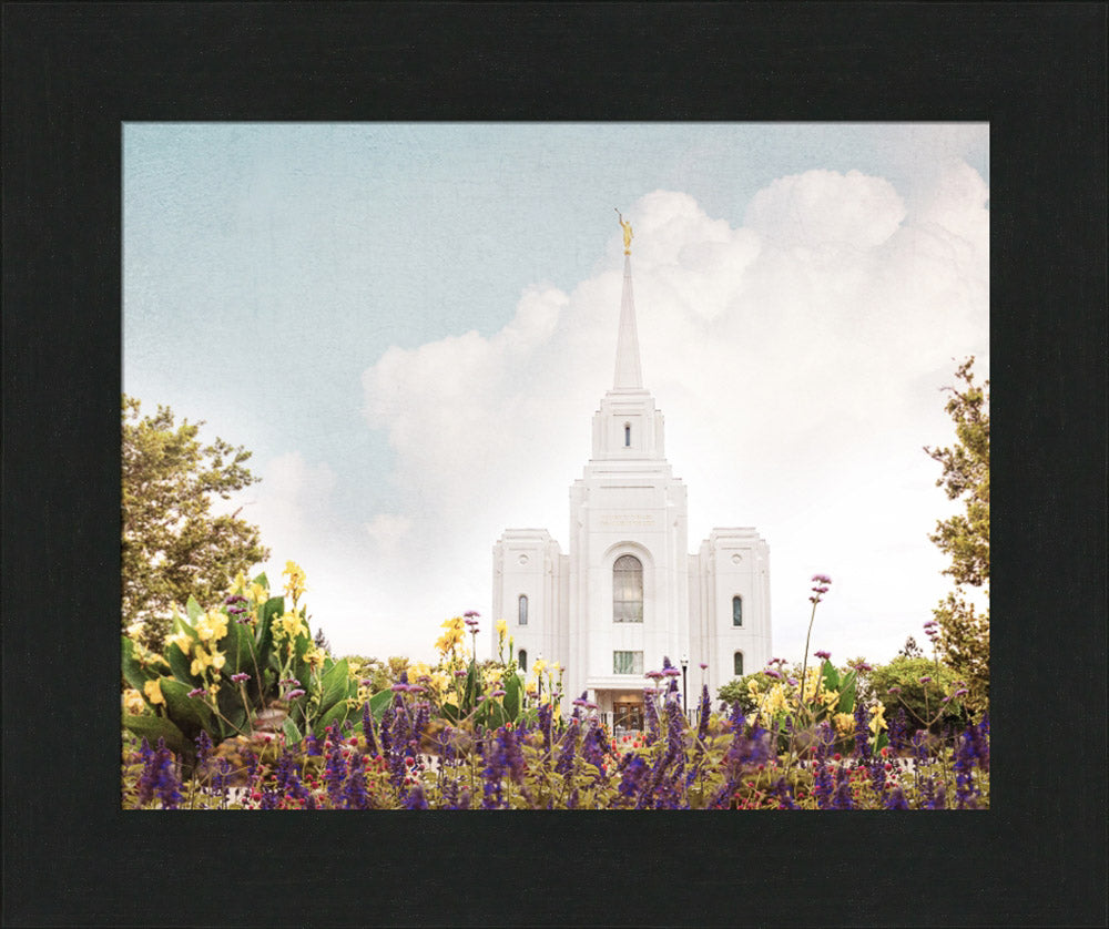 Brigham City Temple- Summer Peace