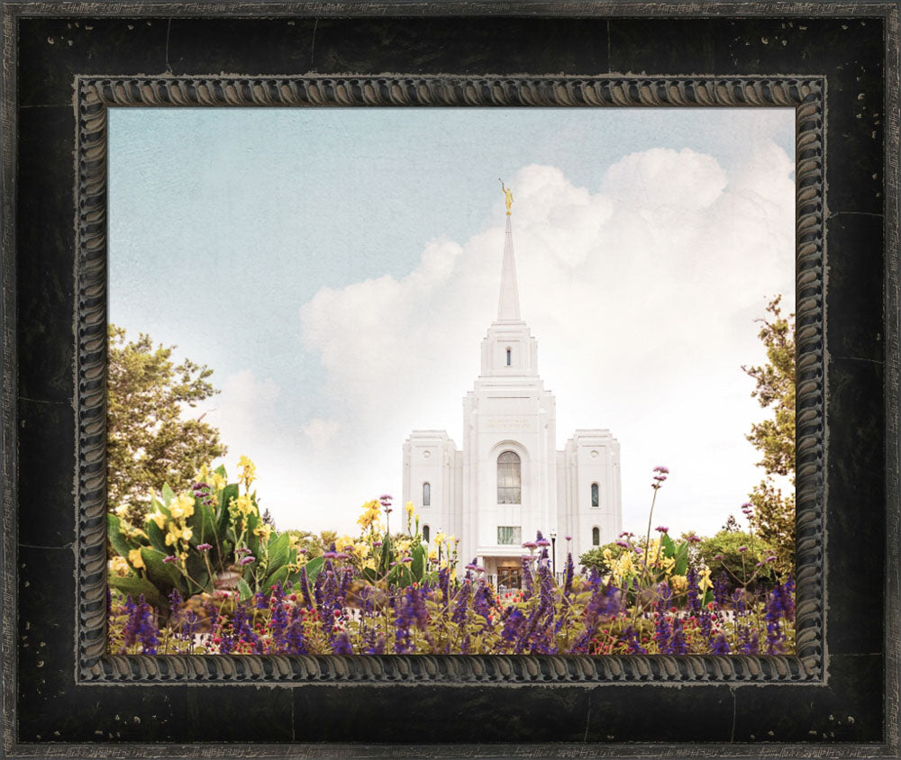 Brigham City Temple- Summer Peace