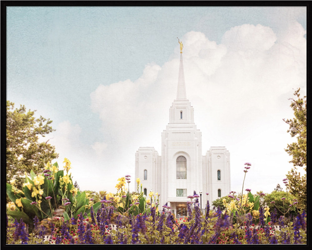 Brigham City Temple- Summer Peace
