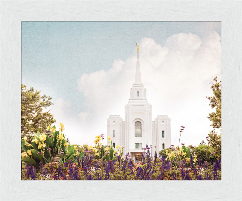 Brigham City Temple- Summer Peace