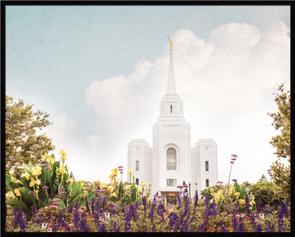 Brigham City Temple- Summer Peace