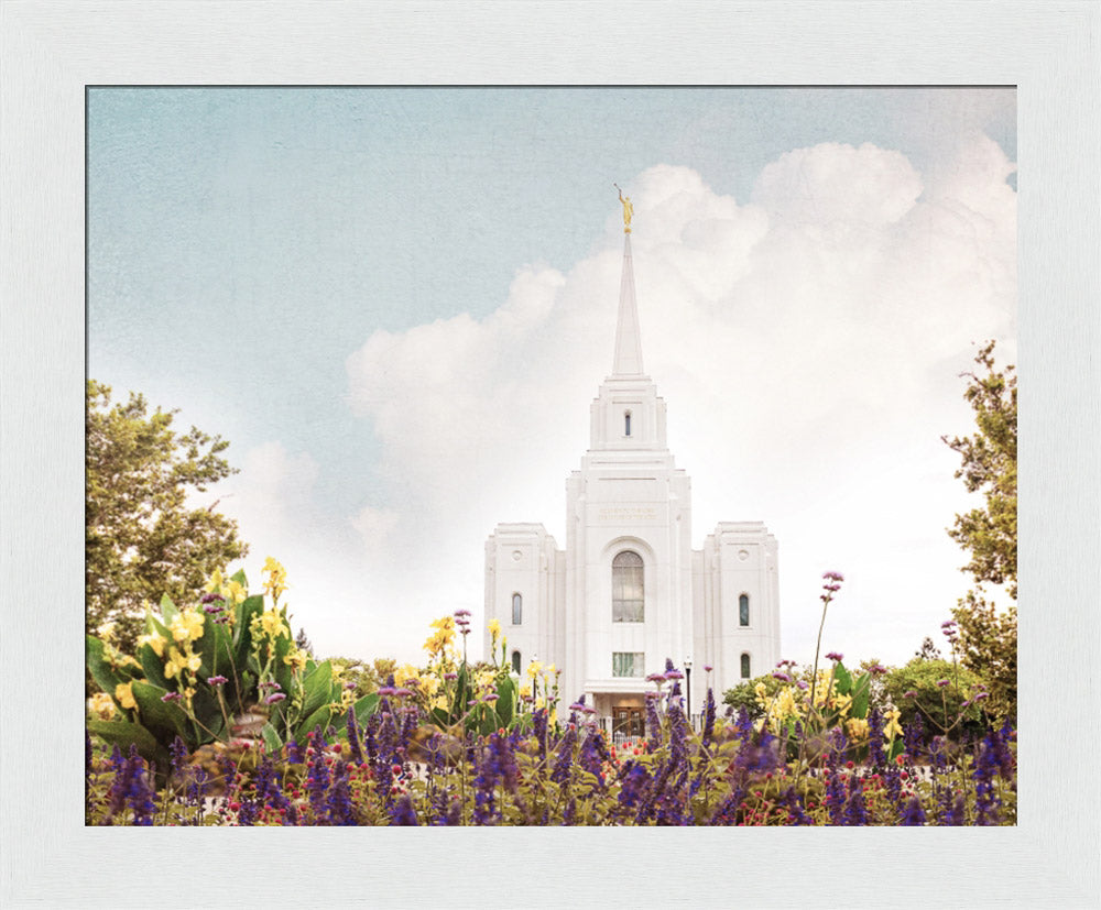 Brigham City Temple- Summer Peace