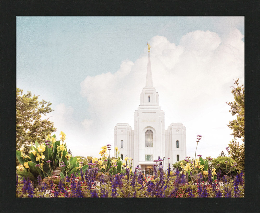 Brigham City Temple- Summer Peace