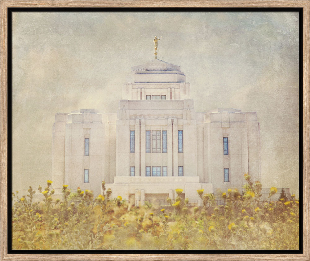 Meridian Temple - Riverside Flowers by Mandy Jane Williams