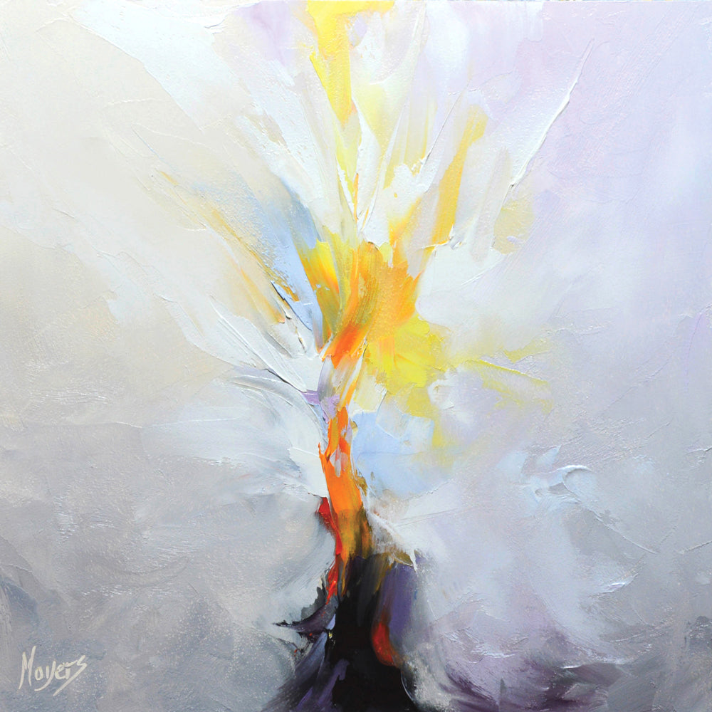 An abstract painting representing resurrection.