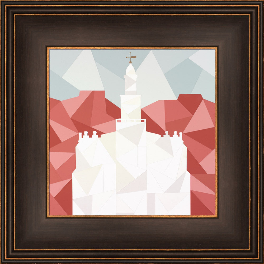 St. George Utah Temple - Geometric by Madison Wardle