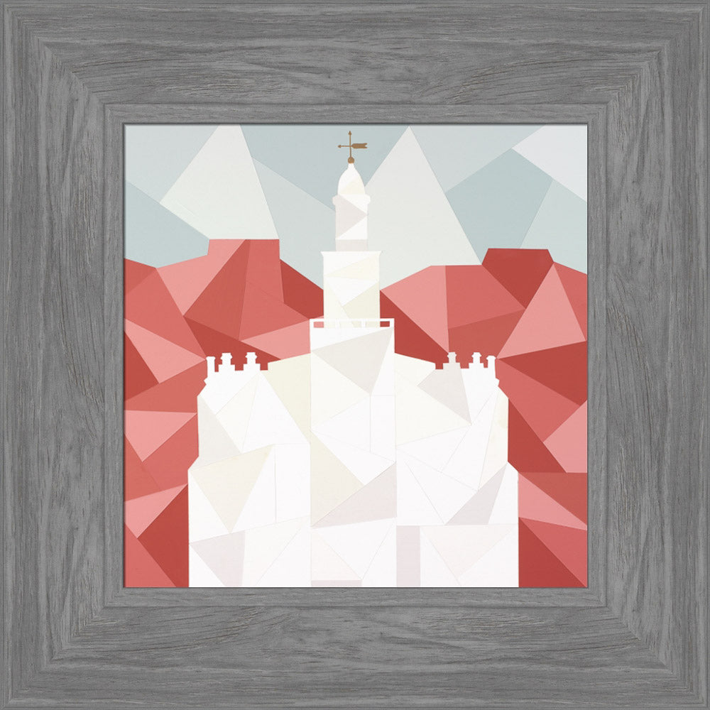 St. George Utah Temple - Geometric by Madison Wardle