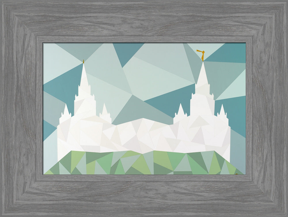 San Diego California Temple - Geometric by Madison Wardle
