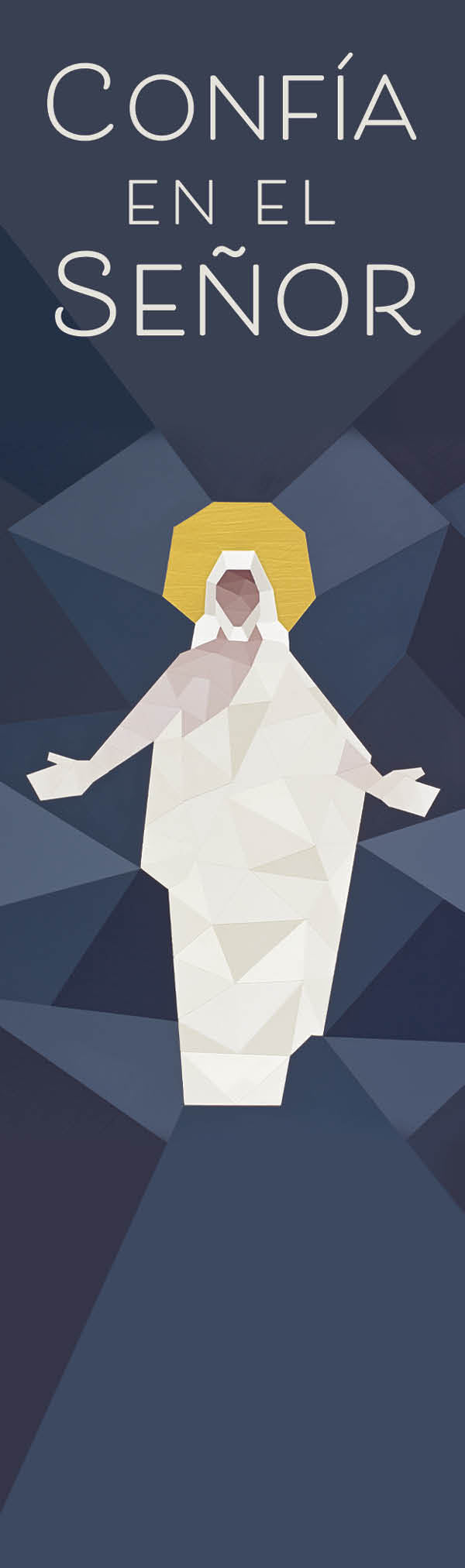 LDS art painting of a cubism-style painting of Christ.