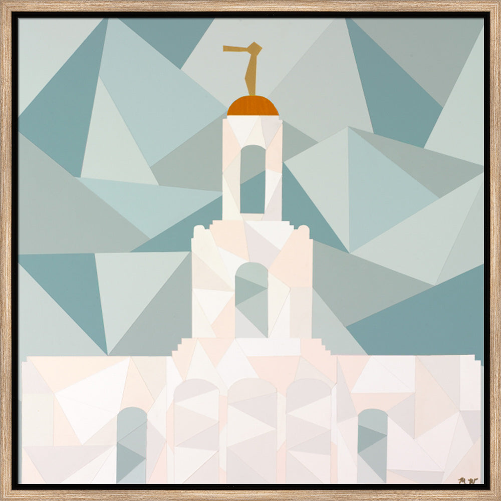 Newport Beach California Temple - Geometric by Madison Wardle