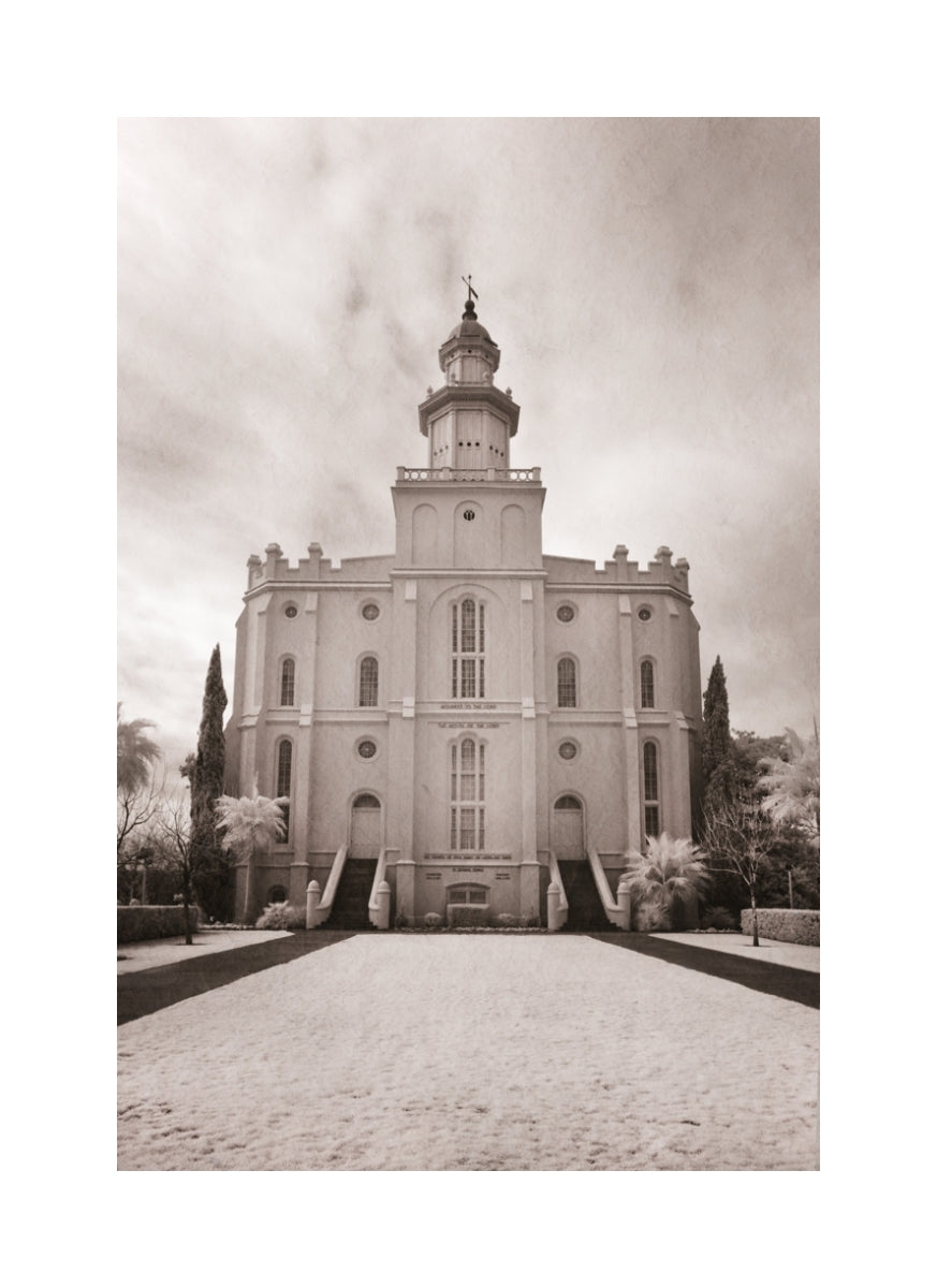 St George Temple - Infared