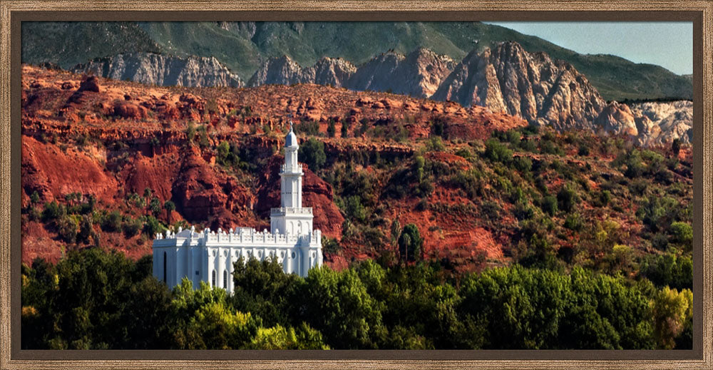 St George Temple - Red Rock