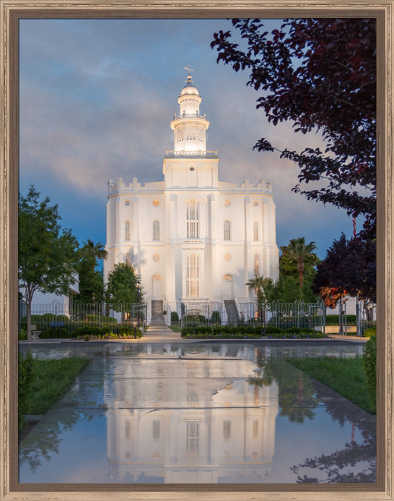 St George Temple - Rain Path