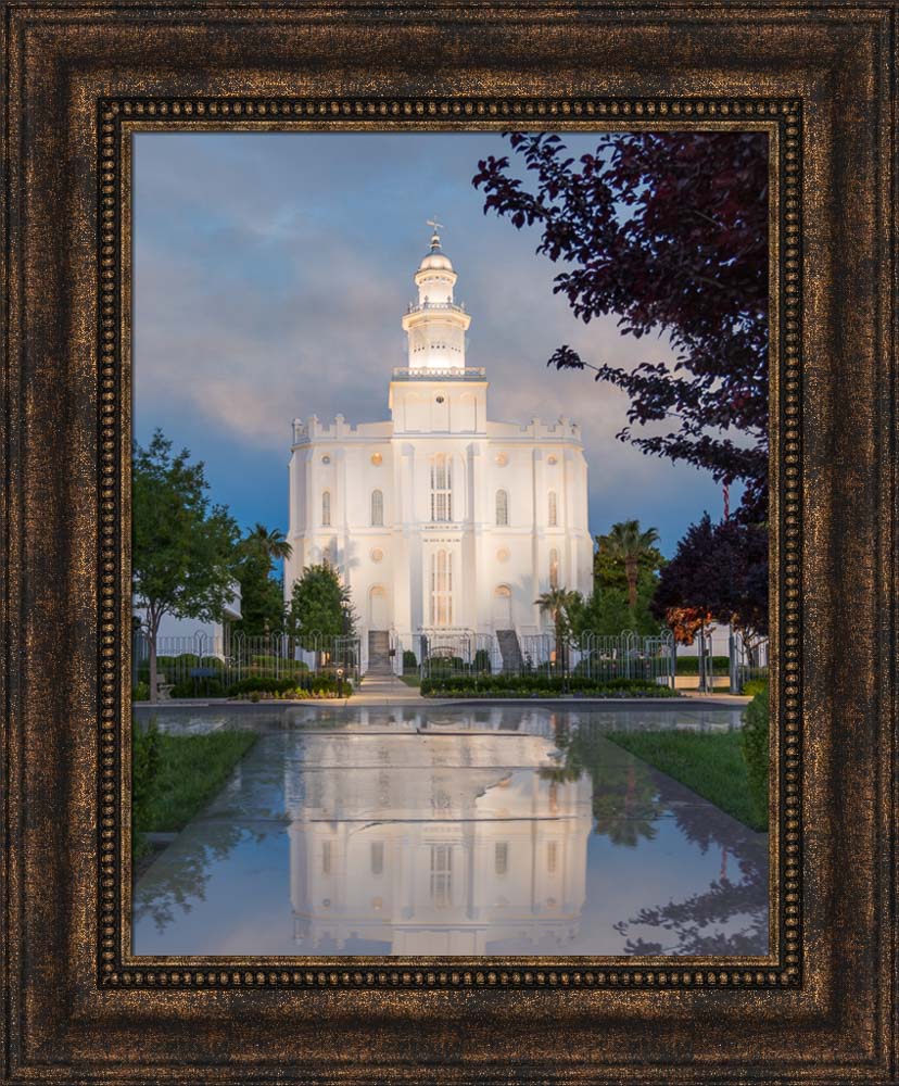 St George Temple - Rain Path