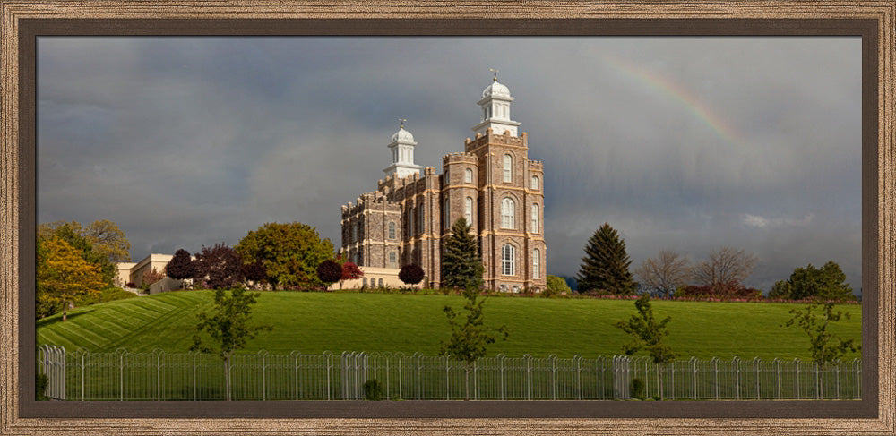 Logan Temple - Spring Panoramic