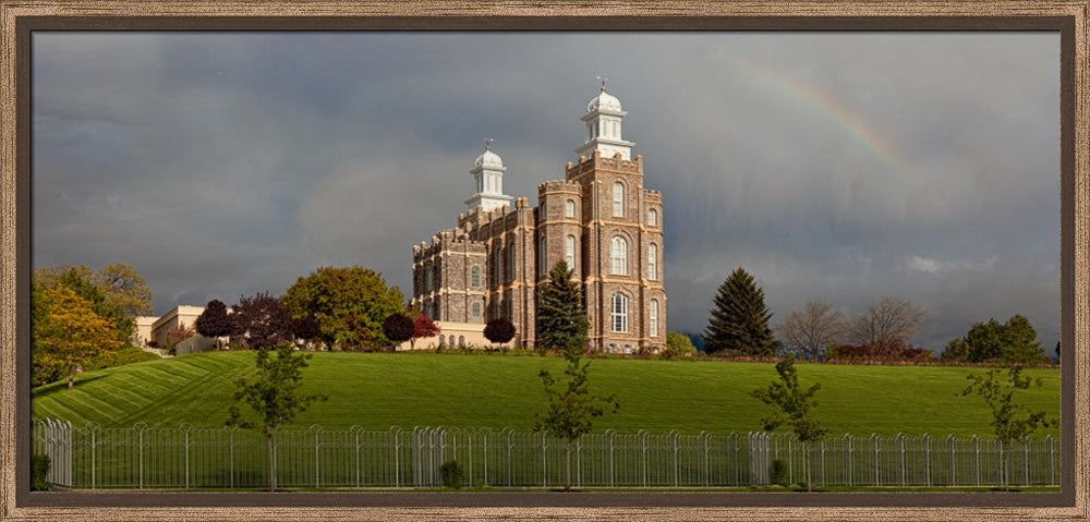 Logan Temple - Spring Panoramic