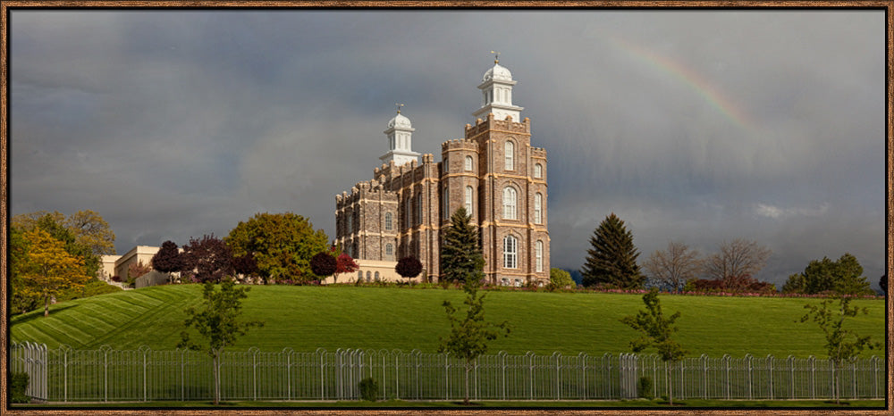 Logan Temple - Spring Panoramic
