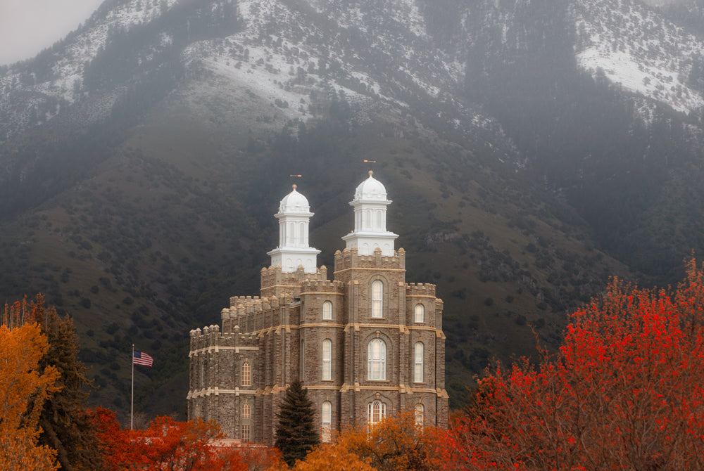 Logan Temple - First Snow