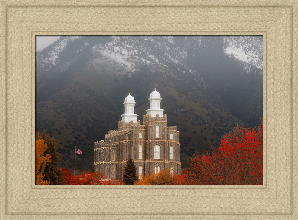 Logan Temple - First Snow