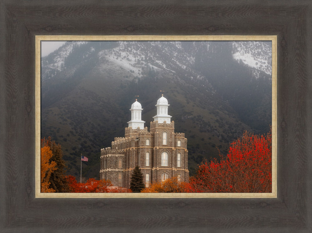 Logan Temple - First Snow