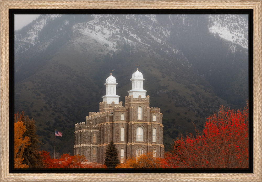 Logan Temple - First Snow