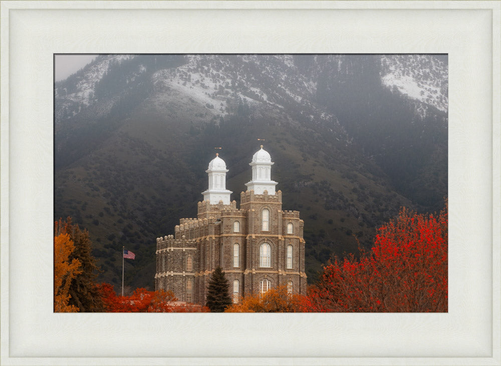 Logan Temple - First Snow