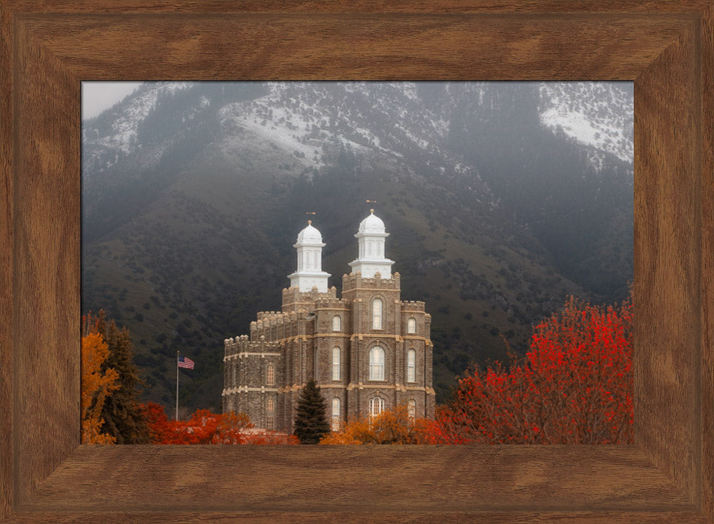 Logan Temple - First Snow