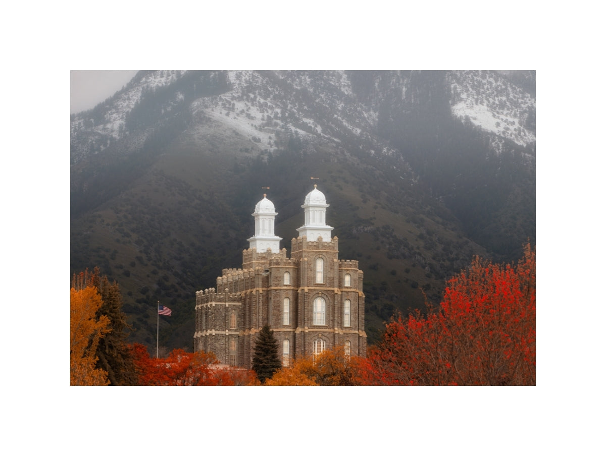 Logan Temple - First Snow