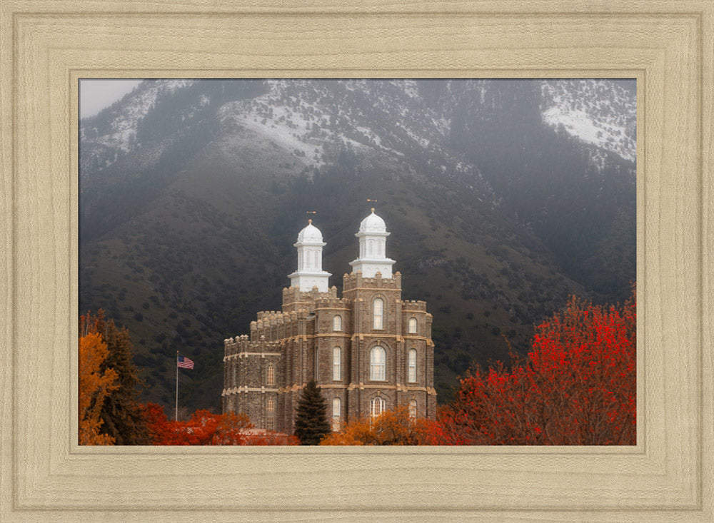 Logan Temple - First Snow