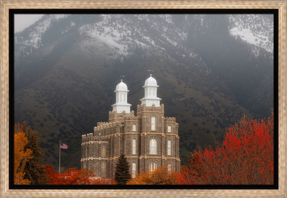 Logan Temple - First Snow