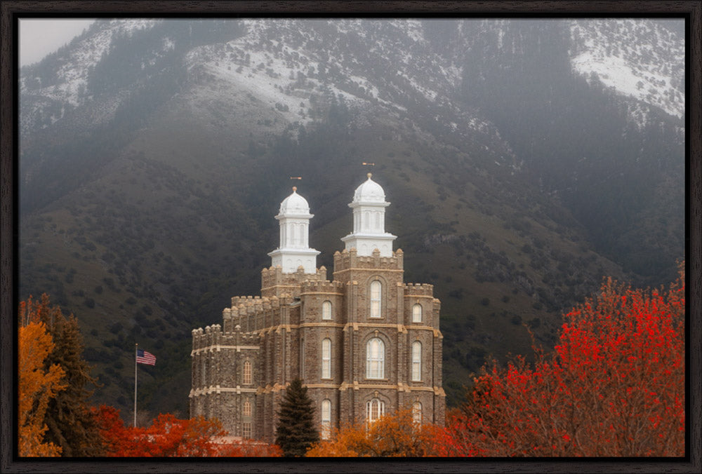 Logan Temple - First Snow