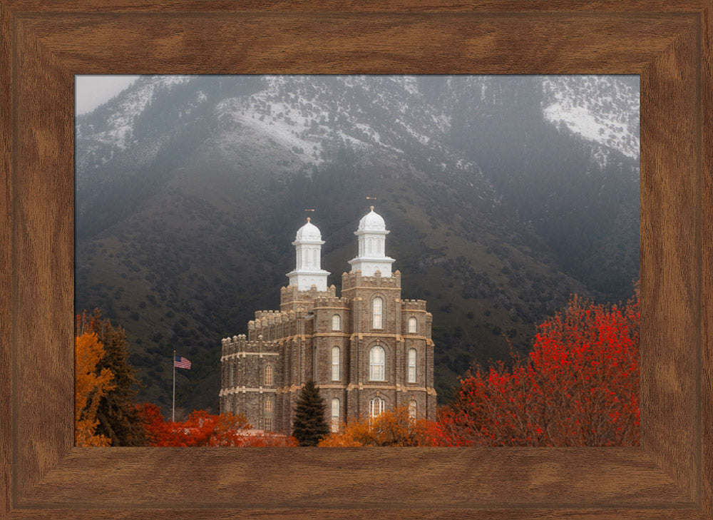 Logan Temple - First Snow