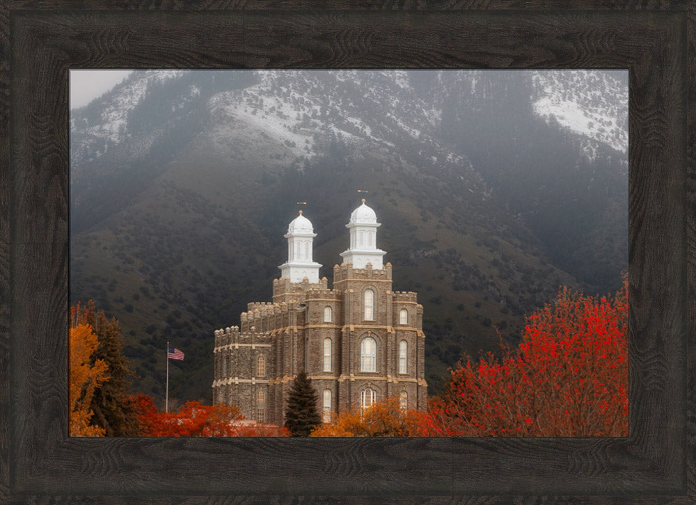 Logan Temple - First Snow