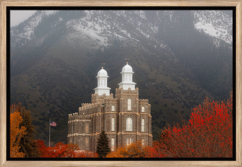 Logan Temple - First Snow