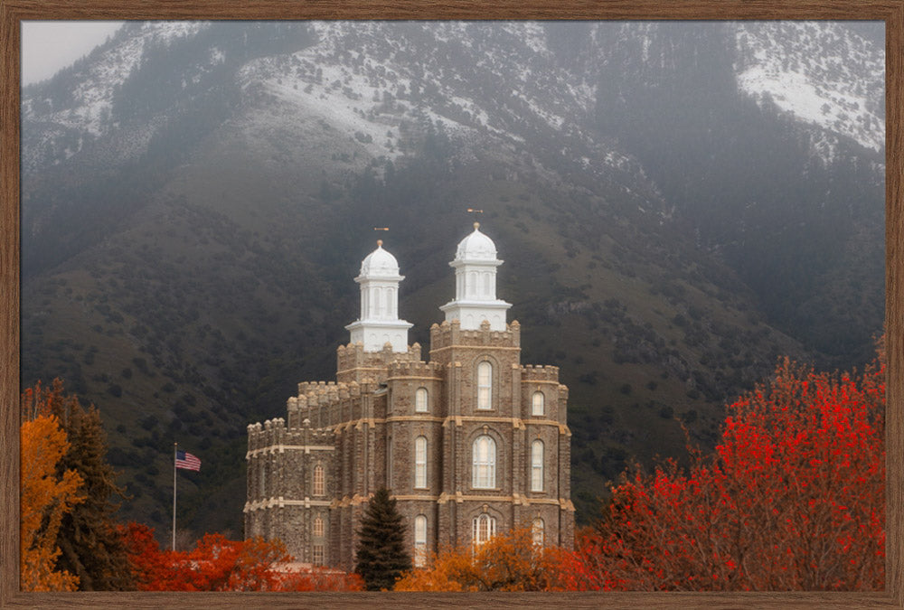 Logan Temple - First Snow